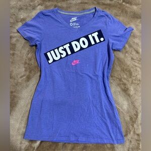 Nike Purple Slim Fit Tee